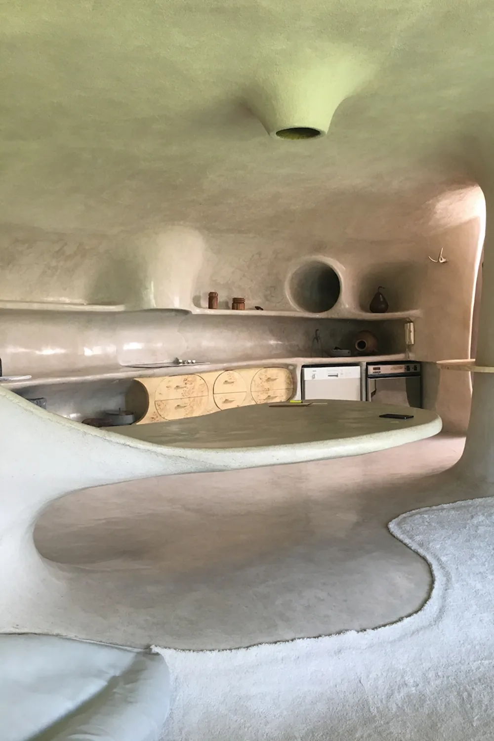 Interior photo of Casa Orgánica kitchen.