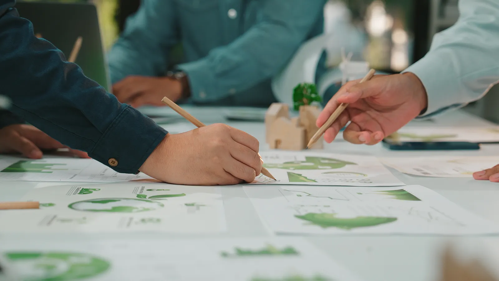 Biophilic Design Companies for Commercial Projects Biophilic design companies collaborating with architects on a commercial biophilic design project