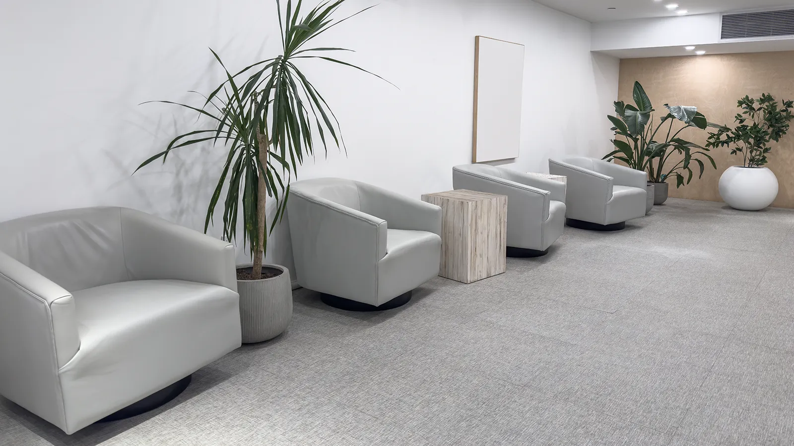 How a Healthcare Plant Lease Works Healthcare waiting room with plants.
